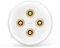 My Trafile - Trafila Linea Pro N°77R Maccheroni rigati 8 mm in POM con inserti professionali compatibile con Philips Pasta Maker Avance/7000 series