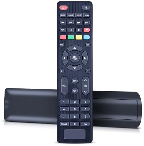 GOUYESHO Neu Ersatz Fernbedienung für Xoro DVB-T2 Receiver HRT 8730 HRT 8729 HRT 8770 HRT 8772 HRK 7622 HRK 7670 HRK 7672 HRM 7670