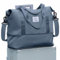 SZLX Travel Duffel Bag Weekend Bag with Trolley Sleeve, Dry & Wet Seperated Sports Gym Waterproof Carry On Bag for Women Men Weekender Tote Hospital Cabin Bag Cabin Bag Blue