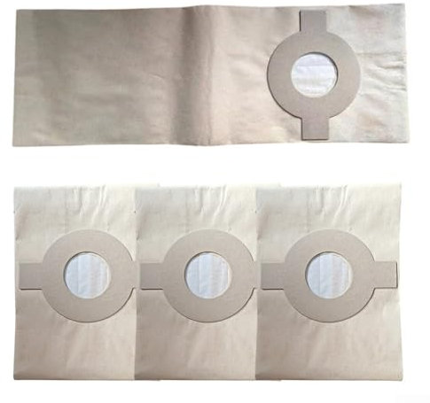 4 Pack Paper Filter Bags Replacement Dust Bags Fits for Karcher FP 202, FP 303, FP 306 Plus, PST 222, FP 222 Wet and Dry Vacuum Cleaner Parts(4 PACK)