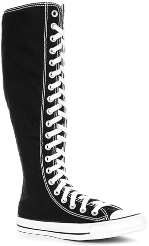 Converse A09429C Chuck Taylor All Star Xxhi Stivali alti al ginocchio da uomo, Nero/Nero/Nero, 8.5 Women/6.5 Men