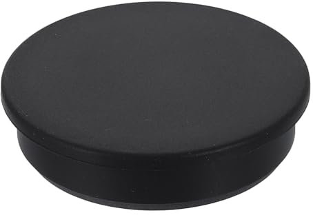sourcing map Bouchon de trou en silicone étanche rond en caoutchouc pour bouteille de baignoire de 62 mm, noir