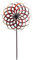matches21 HOME & HOBBY Großes Windrad Metall 186 cm, wetterfeste Frühlings Garten-deko in Spiralform - Windmühle in Rot