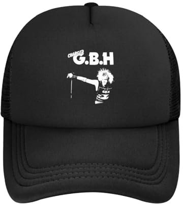 HFGAASSH Baseballkappe GBH Band, aufgeladener Druck, Vordertasche langlebig für alle Jahreszeiten Herren Hutkappe für Männer Kappe Mann Sommer Urlaub Sport Geschenke