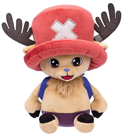 One Piece Sound Effects Plush Chopper, Electronic Toy | Battery-operated electronic plush, 2 AA batteries included; One Piece toy for collectors and fans