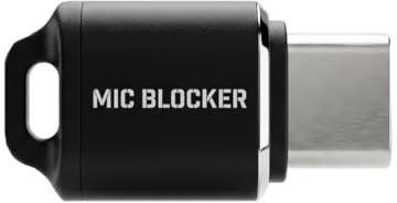 ipremium USB-C Microphone Privacy Adapter – Hardware-Level Audio Input Block for Phones, Laptops & Tablets, Prevent Unauthorized Mic Access, Plug-and-Play, No App Required