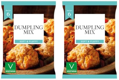 Dumplings Mix 2 x 137g,This dumpling mix creates light, tender dumplings with a delightfully soft and fluffy consistency, perfect for topping stews, casseroles, and soups