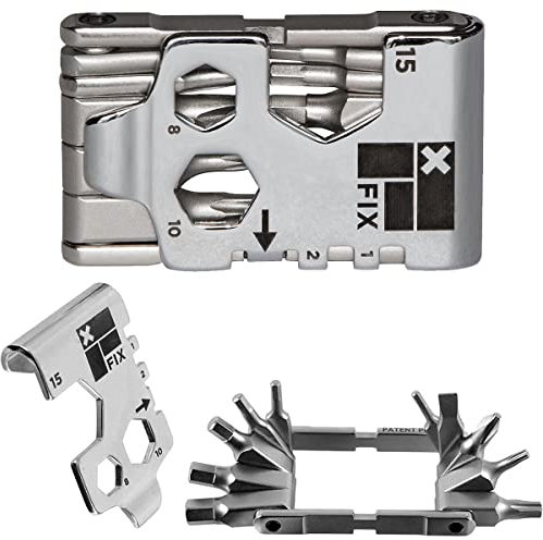 Fix Manufacturing Wheelie Wrench Bike Tool Compact and Portable Multi Tool for Bicycle Repair and Maintenance Perfect to fix Most Road, Mountain, and BMX Bikes