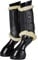 LeMieux 1 Paar Stiefel mit Fleece-Futter Bürsten, Schwarz/Natur, M