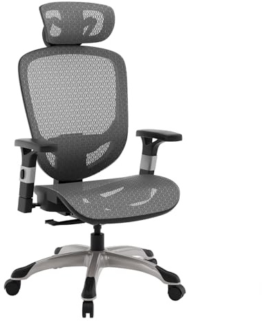 Staples Ergonomic Mesh Task Chair with Lumbar Support, Swivel, Gray