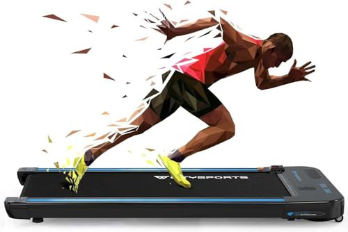CITYSPORTS Tapis de Course,Electrique Moteur 440W, Bluetooth Haut-parleurs Intégré, Vitesse Réglable, Écran LCD & Compteur de Calories, Ultra Fin et Silencieux, Destiné pour Maison/Bureau