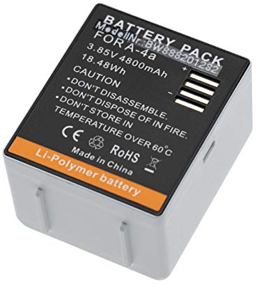 vhbw Akku kompatibel mit Arlo Pro 3 Knopfkamera, getarnte Kamera (4800 mAh, 3,85 V, Li-Polymer)
