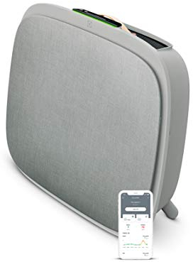 Electrolux Purificateur d'Air Well A7, Design et Silencieux 24 dB, 60m2 max, Intelligent et Connecté, Certification ECARF Ami des Allergiques, Purification Automatique, WA71-304GY, Gris Chiné