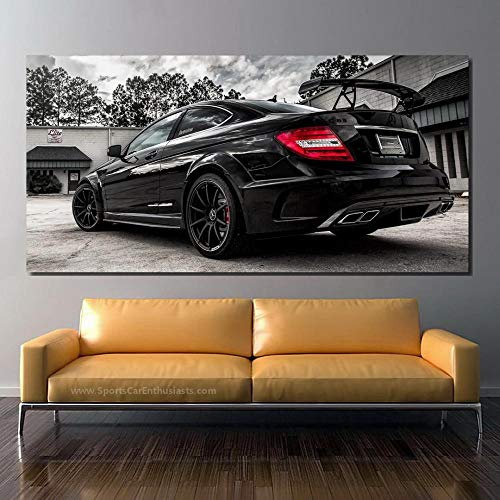 104Tdfc 1 Teile Bild Auf Leinwand Leinwandbilder Mercede Bencar C63 Amg Wandkunst Tapete Dekorative Wandbild Für Wohnzimmer Home Decor Geschenk