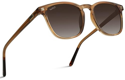 WearMe Pro WMP Eyewear - Men's Polarized Modern Rounded Square Sunglasses