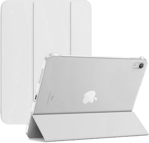 TechDealsUK Smart Case für iPad Air 11 M2 2024 10.9 Air 5th 2022 Air 4th 2020 iPad Pro 11 Zoll 1. Generation, 2018 Magnetische Smart Case Cover Auto Sleep Wake Air 4 5 Weiß