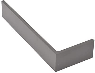 NINKA 2282.90 10111 Connect L-Element rechts Schubladenteiler groß für die offen Einteilung der Schublade, Kunststoff dunkelgrau, Silber, 250 mm