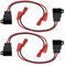 EMSea 4 Stück Auto Lautsprecher Adapter Stecker Blei Stecker Kabel Audio Lautsprecher Kabelbäume Fahrzeugelektronik Ersatz Zubehör 15 cm