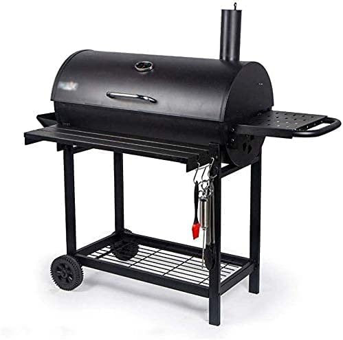 Barbacoa Barbacoa Parrilla Barbacoa Hogar Cocina Picnic Calidad de picnic Barbacoa de carbón de acero inoxidable grueso con estante de picnic extensible salvaje