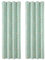 BUHUA Aqua Verdunklungsvorhänge Goldfolie Wärmeisolierende Vorhänge mit Ösen Gardienen 2-Set H 214 x B 132 cm Gardinen Wohnzimmer & Schlafzimmer Thermovorhang Kälteschutz