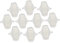 Beaupretty 30 Stk Waschbares Menstruationstuch Slip Baumwolle Menstruationsbinde Aus Stoff Atmungsaktiv Periodenpads Liner Damenbinden Fräulein Nach Der Geburt Weiß Wasserdichtes Baumwolltuch