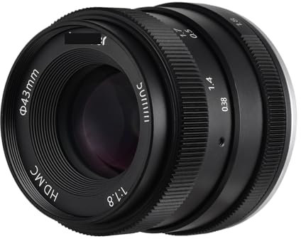 Lente de cámara Digital de 50mm F1.8 de Gran Apertura, Marco de APS-C Lente de cámara sin Espejo for Canon for Fujifilm for Olympus for Sony