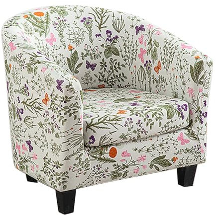 Meigeh Housse Fauteuil Cabriolet Extensible Housse de Fauteuil Chesterfield Club Housses de Chaise de Club Sauge