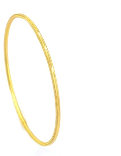Ajda Bilezik Armreifen Gold Armreif 22 Karat echt Vergoldet Altin Bileklik Kuyumcu Bangle 7,0 (XL)