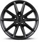 4x Borbet Felgen Alufelgen LX19 8x19 ET44 5x112 black matt kompatibel mit BMW 1er 2er iX1 X1 X2