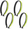 Molain 4 Stück Fahrradhosen Clips, leichte Fahrrad-Clips Hose mit leistungsstarken reflektierenden Bändern Sicherheits-Knöchelbänder, Reflektor Fahrradausrüstung für Männer und Frauen Knöchel