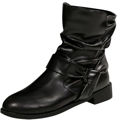 Stivali sopra Ginocchio Donna Stivali Donna Texani Alti Anfibi Uomo Stivali Texani Donna di Jeans Texani Marroni Stivali Donna con Tacco Alto Bianco Stivali Estivi Donna