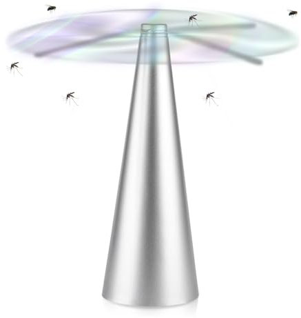 mizikuu Tragbar Fliegenvertreiber, Tischfliegenvertreiber Automatischer Fliegenwedler Ventilator Halten Fliegenabwehrmittel Fliegenventilatoren Fliegen und Insekten von Lebensmitteln Fern