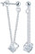 MOOFUN Hanged Würfel Ohrstecker,Damen Ohrringe Stecker Silber 925, Hypoallergen Ohrstecker Knorpel Ohrschmuck für Teenager Mädchen,Frauen Geschenk für Mama Freundin Schwester Frau