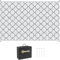 Outsunny Tappeto da Esterno per Balcone Terrazza, Tappetino Reversibile con Modello di Rete da Pesca, Borsa da Trasporto, Protezione UV, per Giardino, Patio, Picnic, 182x274cm, Grigio e Bianco