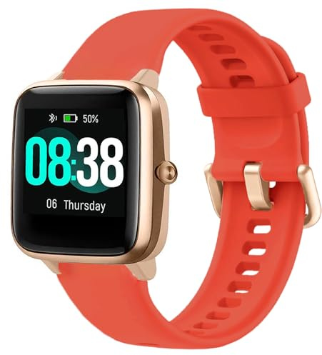 VELULYX bracelet compatible avec Veryfitpro ID205L, 19MM bracelet silicone souple pour ID205L GRV FC1 IDW15 ID205S ID205G ID215G ID216 YM205L Uwatch3 Ufit GT BV205L TE021 SW020 SW021 SW023