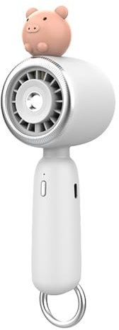 Ventilador de mano con pulverizador de agua, funciona con pilas, con función de pulverizador, aire acondicionado, ventilador de escritorio de oficina