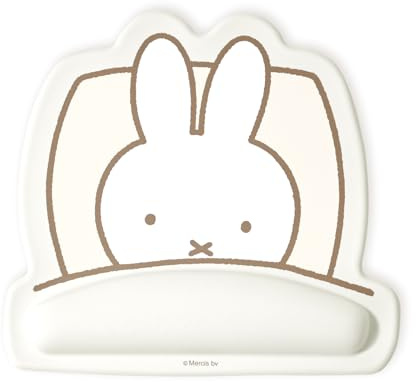 Kuitmor Kawaii Anime Mouse Pad Wrist Rest Support Set - Non-Slip Desk Mat and Memory Foam Bowknot Wrist Rest for Keyboard and Mouse,Perfect for Gaming or Home Office Work (Beige + Wrist Rest)