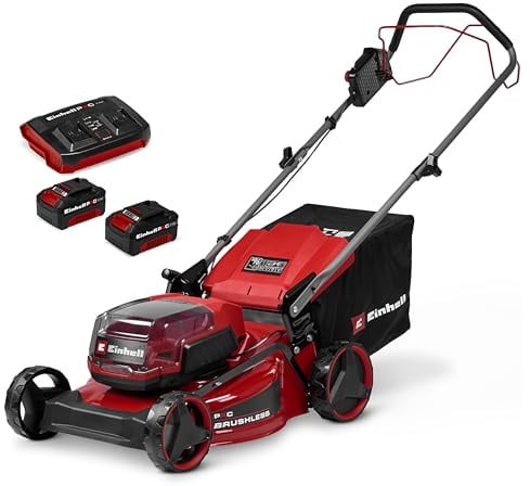 Einhell Tondeuse à Gazon sans Fil GC-CM 36/46 S Li BL Kit (2x4,0 Ah)