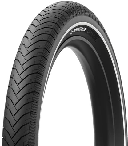 Michelin City Cargo - Premium Competition Line Drahtreifen Fahrradreifen, Black/Reflex, 26 x 2.20