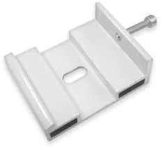 Staffa soffitto per tenda da sole a caduta con cassonetto (Bianco)