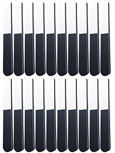Lima per Unghie in Spugna Eva 20 Pezzi 240 320 1200 Grit | Doppia Faccia, per Unghie Naturali e Finte, Levigatura Fine, per Allievi Nail Art e Saloni