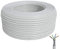 BIGtec CAT 7 Netzwerkkabel Verlegekabel LAN Kabel 100m weiß CAT7 PiMF S/FTP halogenfrei BauPVO Eca POE Gigabit Netzwerk Installationskabel Datenkabel CAT.7