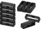 Ruentech Kompatibel mit Garmin Forerunner/Fenix/Samsung Gear S3/Fitbit Versa/Inspire/Charge 3/Suunto/Tomtom Smartwatch Armband Verschlussring Zubehör Loop Keeper Faterner Ring