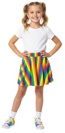 A2Z 4 Kids Girls Rainbow Clothing Collection Age 5-13 Years | Striped Tops Skirts Dresses Leggings Jumpsuits For Parties Pride Events