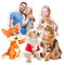 deutschwaren Personalisiertes Kissen mit individuellem Bild 3D Tierkissen Doppelseitiges Farbig Bild Foto Bedrucken Kissen Haustierkissen für Hund und Katze (32cm)