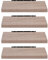 EUGAD Wandregal Wandboard 4er Set Hängeregal Holz Board Modern Eiche Gelb 60x22,9x3,8cm 0116QJ-4
