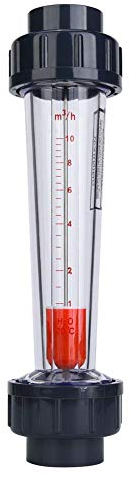 Flüssigkeitsdurchflussmesser mit ABS-Kunststoffrohr, flacher Kunststoffmund (40 mm), LZS-32 (D) 1-10 m³/h-Bereich