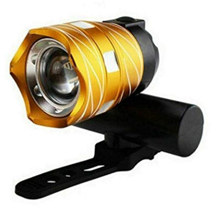 Luz LED de bicicleta de 15000 lm, impermeable, recargable por USB, luz frontal, luz alimentada por batería, para bicicleta de carretera, bicicleta de carretera, montaña negra