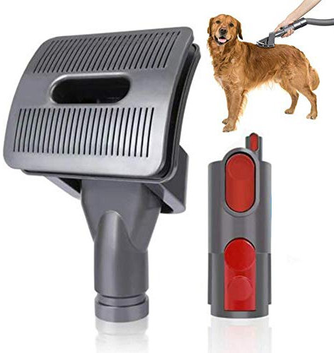 1 * Bürste + 1 * Adapter Hundebräutigam Bürste für mit Konverterhaar -Blau, Frankreich