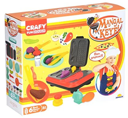 Crafy Ensemble de pâte à gibier BBQ Enjoyment 6 x 50 g 22 pièces Grand format